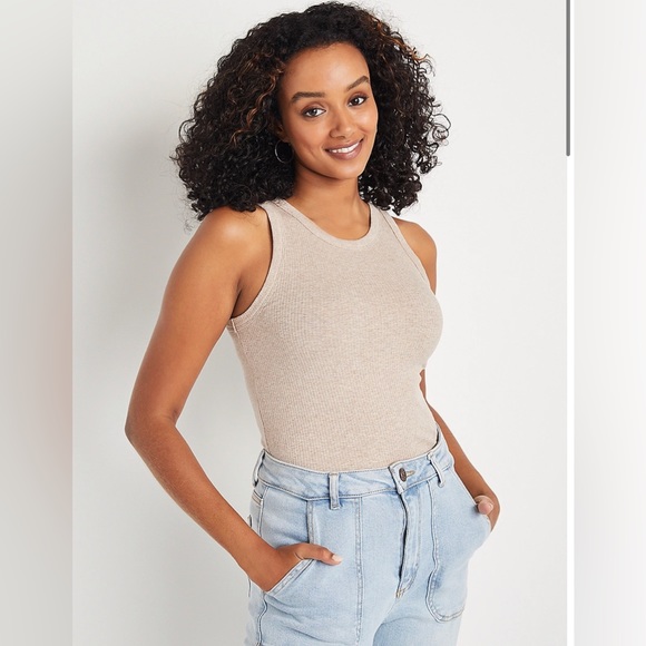 Maurices Tops - Maurices High Neck Ribbed Tank Top